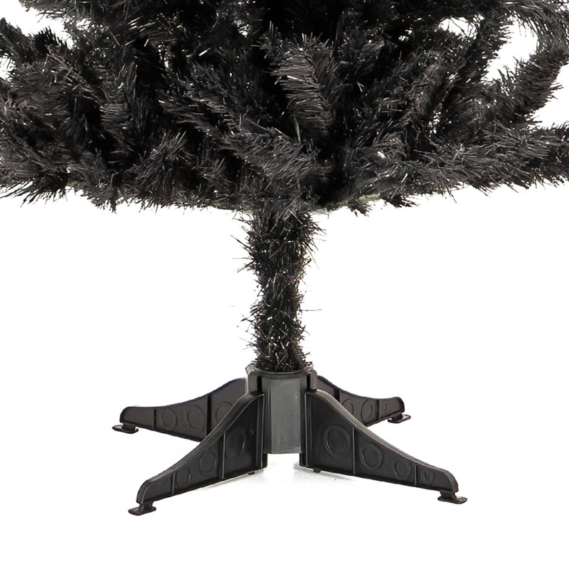 Arbre de Noël noir 4 po