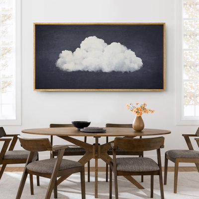 Nuage de nuages solitaire ciel minimaliste