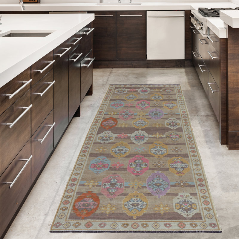 Conner-William Brown And Beige Accent Rug, Runner 2'2" x 10'