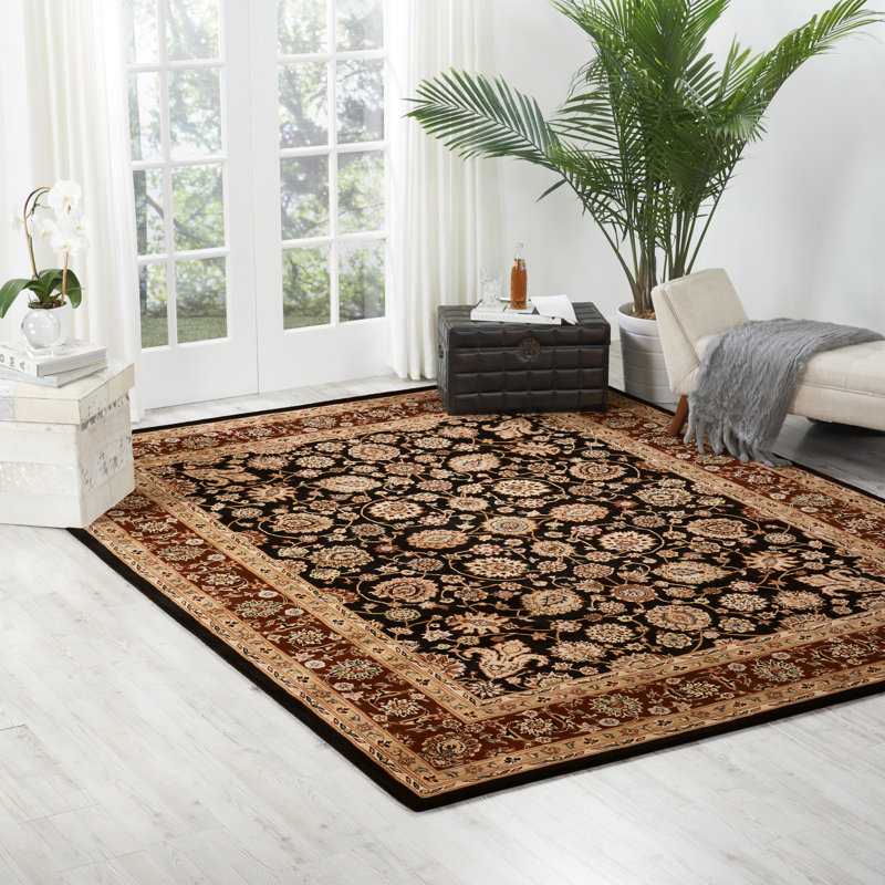 Ellerswick Wool Oriental Indoor Rug, Rectangle 7'9" x 9'9"