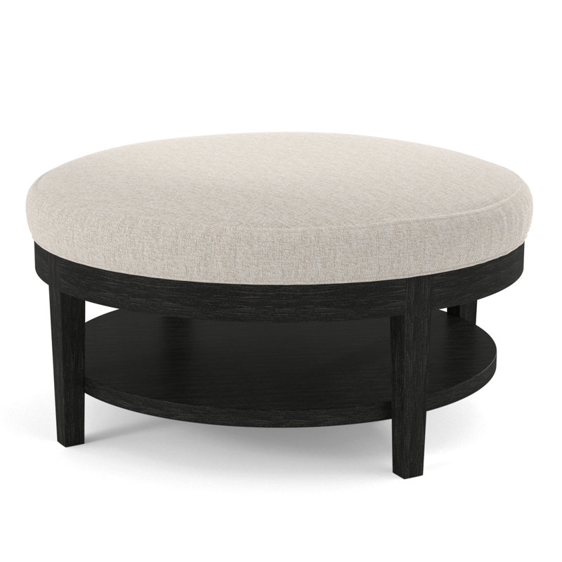 Repose-pieds Midtown, Performance Crypton des neiges; 0884-91, Finition noir antique
