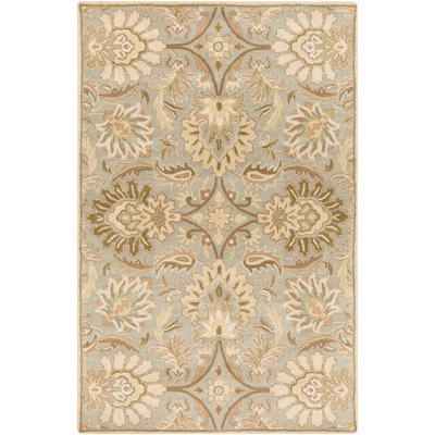 Arden Handmade Wool Beige Rug