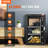 Single Door 4 cu.ft Safe Box with Key Lock & Password LED Light-104652784