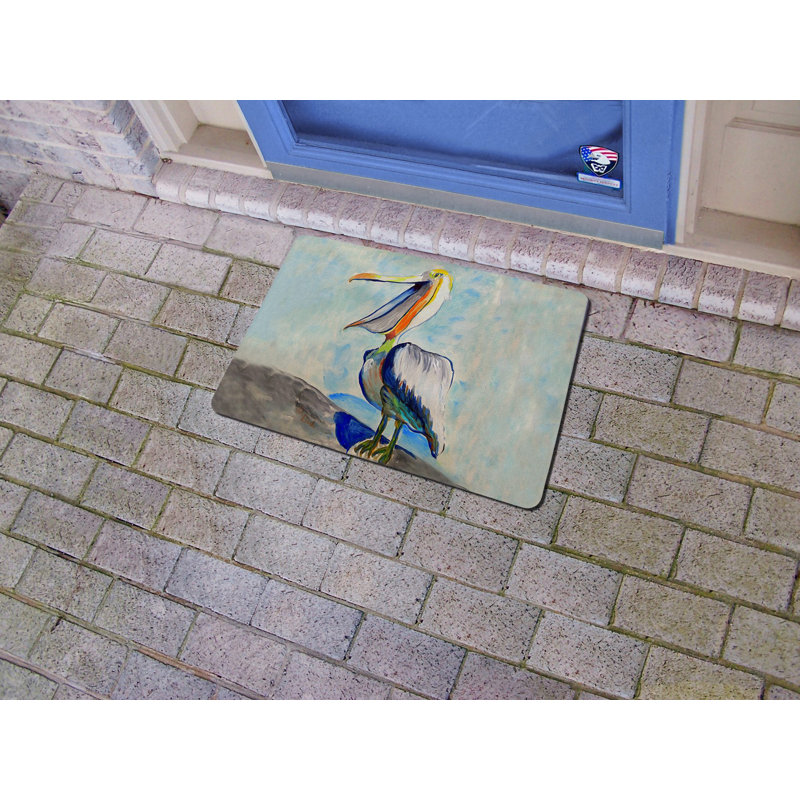Tapis antidérapant 18 po x 26 po Gedalyah Talking Pelican