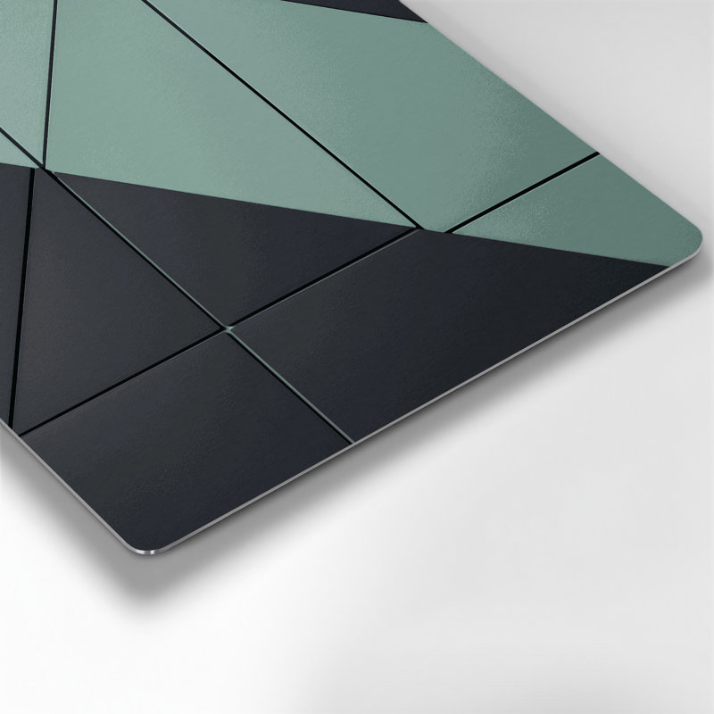 Minimalisme 46, art mural gris en métal, H 32 po x l 32 po