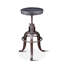 Wellington Upholstered Adjustable Stool with Metal Frame-1131727894