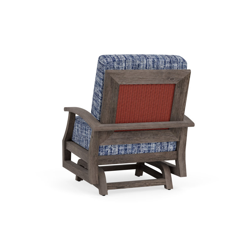 Frontier Outdoor Rocker Chair, Visions Cobalt, Charcoal