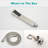 Handheld Shower Head With 304 Stainless Steel Hose（59-Inch ）, Self-Cleaning Nozzles & Adjustable Bracket – Anti-Limescale, Resists Hard Water Buildup-128489075