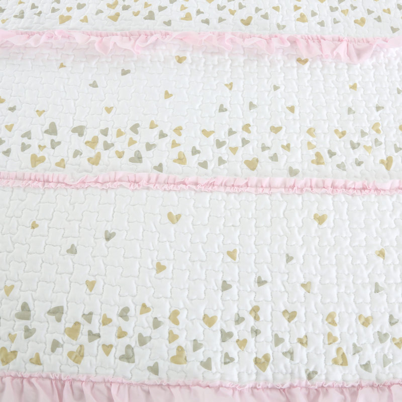 Cotton Dots Quilt, Queen Quilt + 2 Standard Shams
