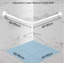 60-90 cm x 60-90 cm Adjustable Corner Shower Curtain Rod, L Shaped Shower Curtain Rail-446392102