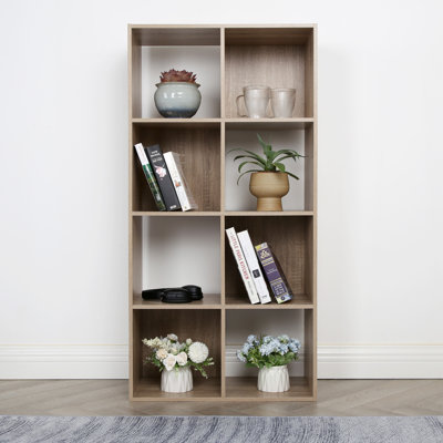 Mickale 120cm H x 60cm W Cube Bookcase