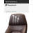 Leather Office Chair with Aluminum Alloy Base and Fixed Armrests
