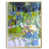 Toile avec cadre flottant or