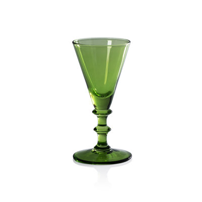 Lorraine 6-Piece Set Vintage Glass Cordial