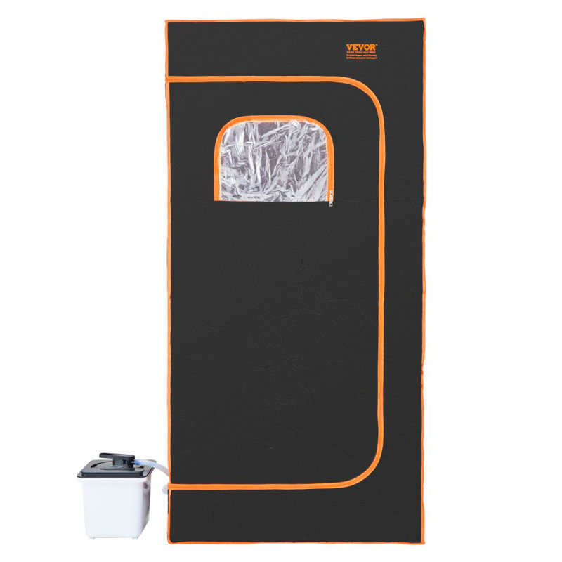 Portable Steam Sauna Tent Full Size 1600W Personal Sauna Blanket W/ Chair