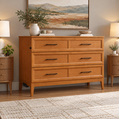 Coffre-lit escamotable en bois avec matelas 4 po Santa Fe