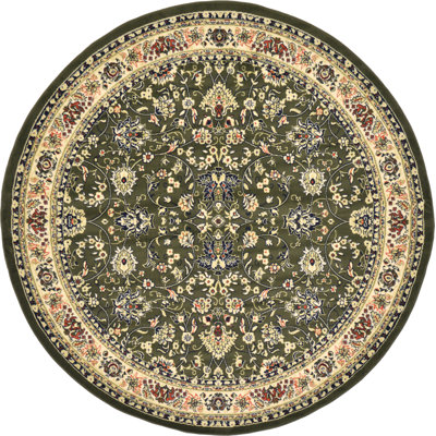 Hanan Floral Green Area Rug