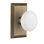 Studio Plate with White Porcelain Door Knob
