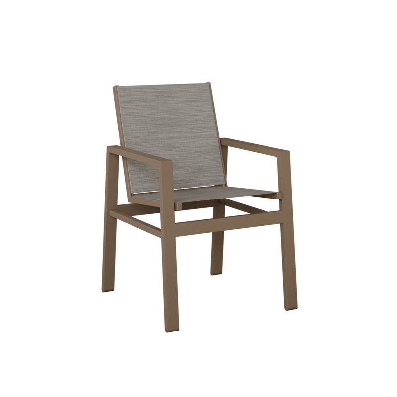 Chaise de salle à manger Ohlson, Mica perle, Argile d'aluminium