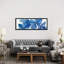 «Shiny Blue» par Yvonne Poelstra-Holzhaus, reproduction d'art graphique sur toile tendue-29483493-73649894