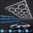 Hexagon Troffer Ceiling Light