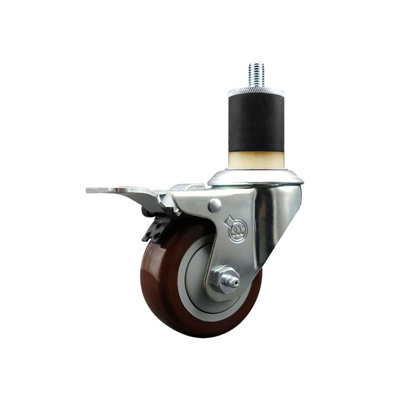 Poly pivot pivotant 1-7 / 8 pouces à roulettes extensibles