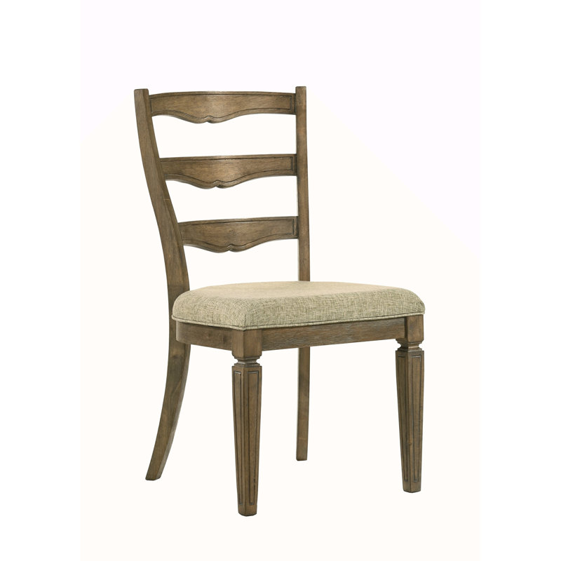 Fabric & Weathered Side Chair