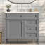 Meuble-lavabo de 36 po avec lavabo supérieur-573350788