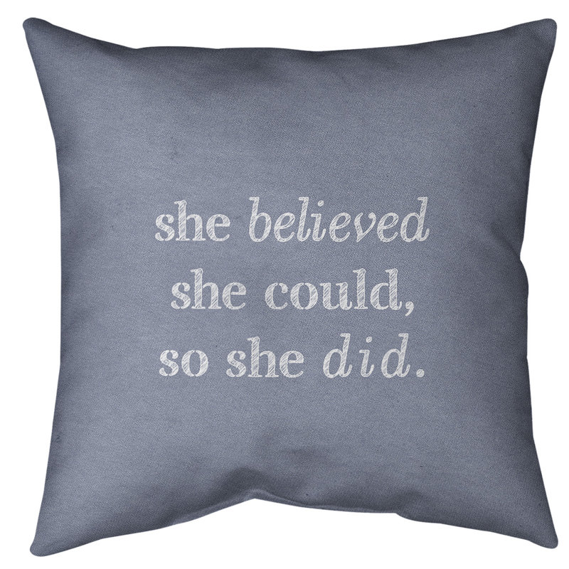 Coussin de sol pour femmes, 40 po x 40 po, Bleu / Blanc