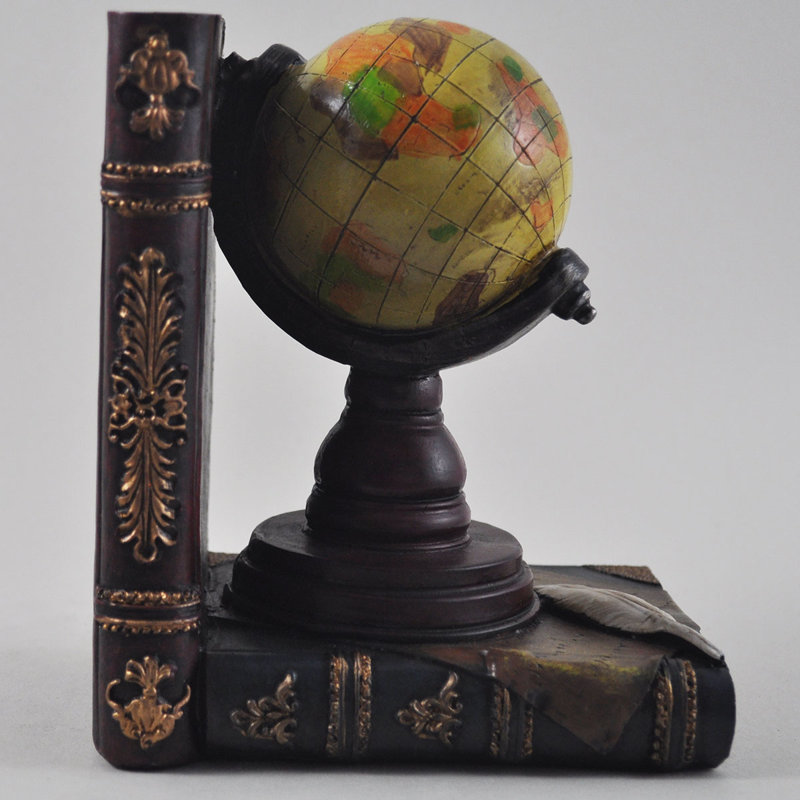 Rustic Resin Non-Skid Bookends
