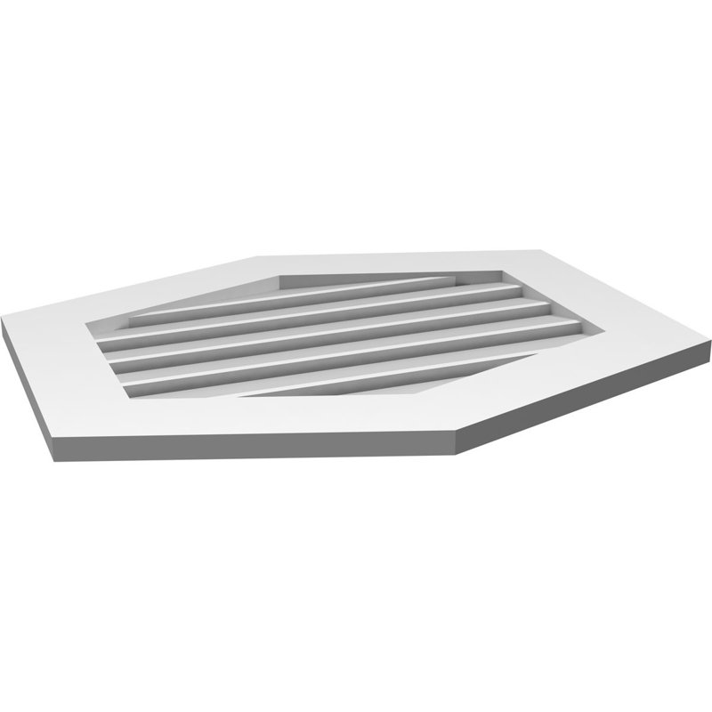 Pente verticale verticale en uréthane 4 pi, H 24 po x l 28 po x P 1 po