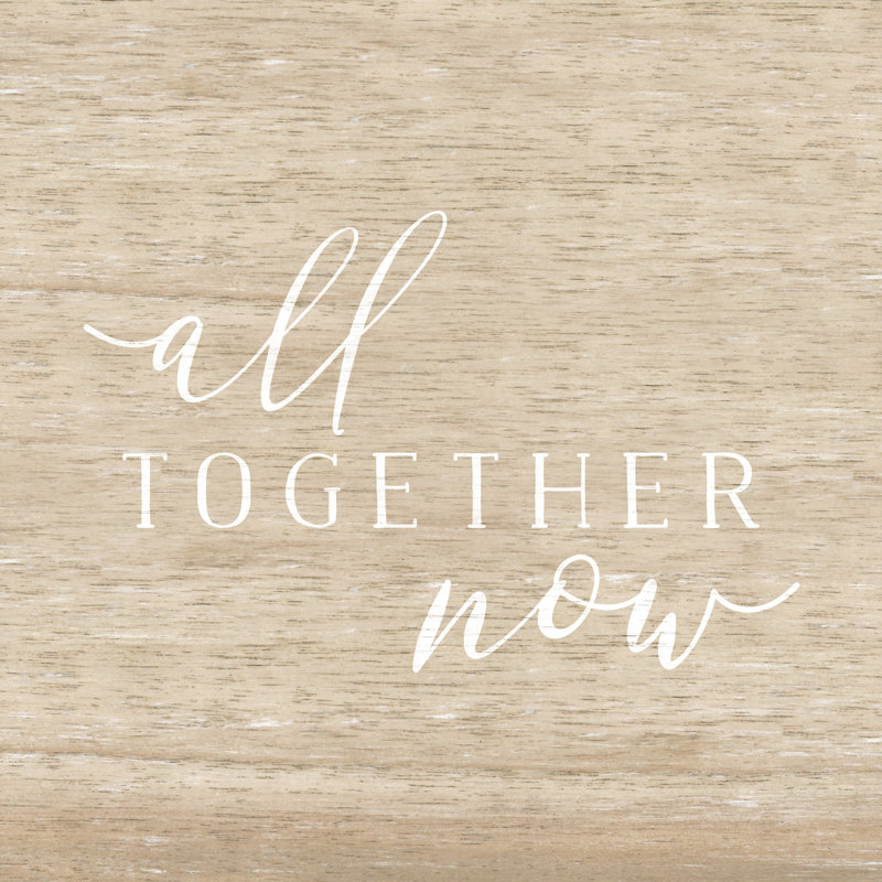All Together Now - Wrapped Canvas Print, 30cm H x 30cm W x 3.8cm D