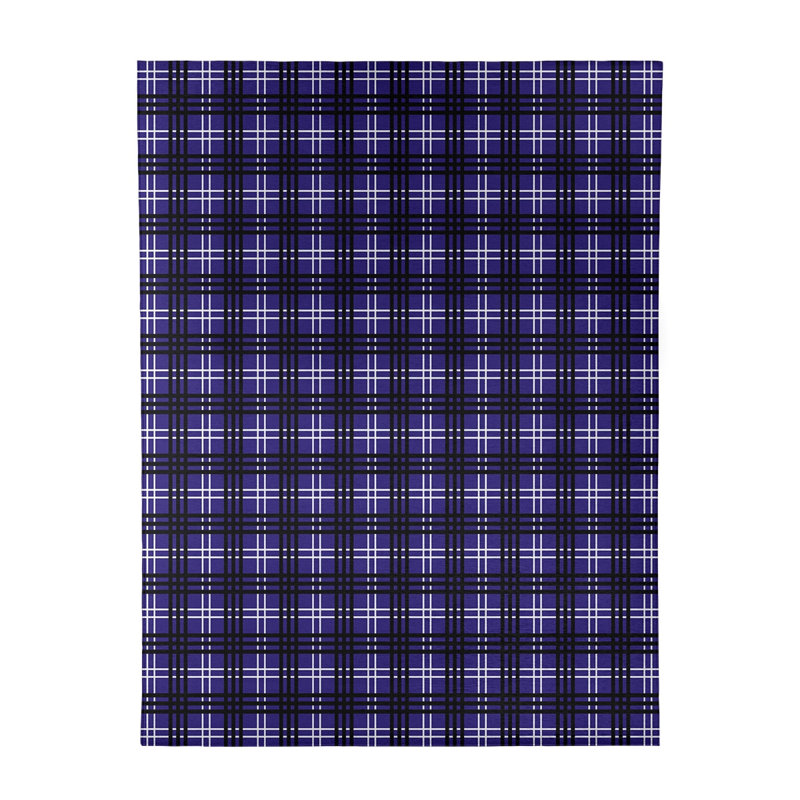 Plaid Indoor Rug, Rectangle 9' x 12'