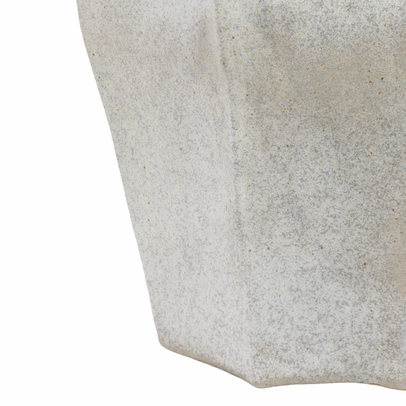 Sagebrook Home 20" Delrio Large Porcelain Vase, Gray, 15" H x 10" W x 9" D