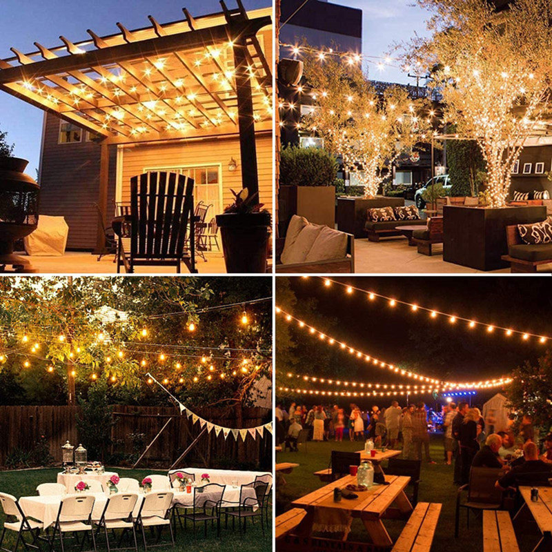LED String Lights Outdoor Waterproof Connectable