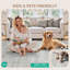 Tapis lavable à rayures rétro antidérapant (beige)-471381064-490636257