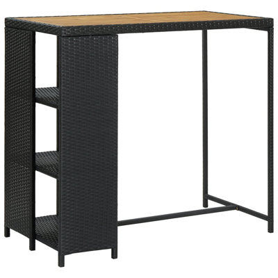 Table de bar en rotin