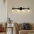 4-light Bathroom Vanity Wall Light - Black