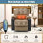 Boneita Upholstered Heated Massage Chair-1108014753