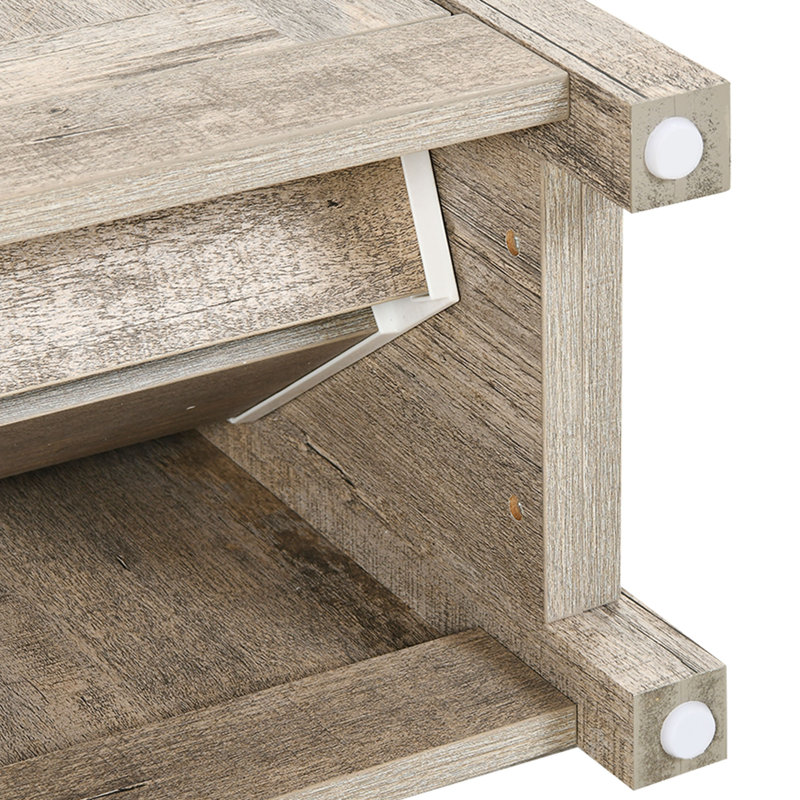 Armoire de rangement à chaussures Herik , Bois