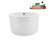 41.1'' x 41.1'' Freestanding Soaking Acrylic Bathtub-83635607