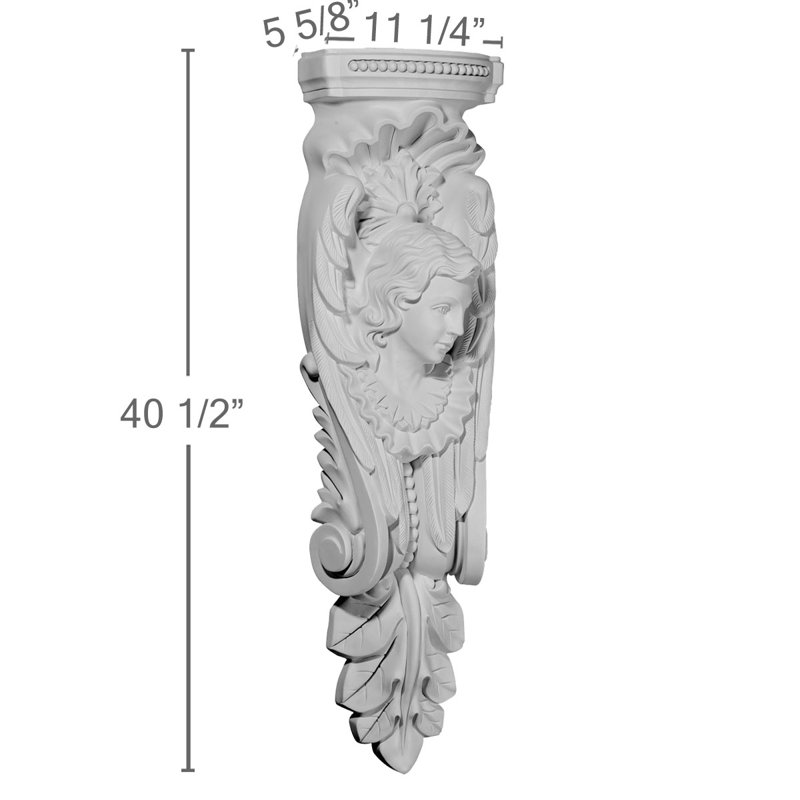 White Urethane Decorative Stockport Corbel 17.75"
