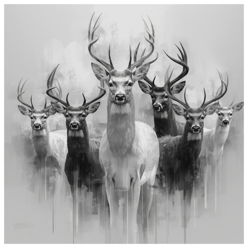 Tapis de bain Group of Deer, L 34 po x L 21 po