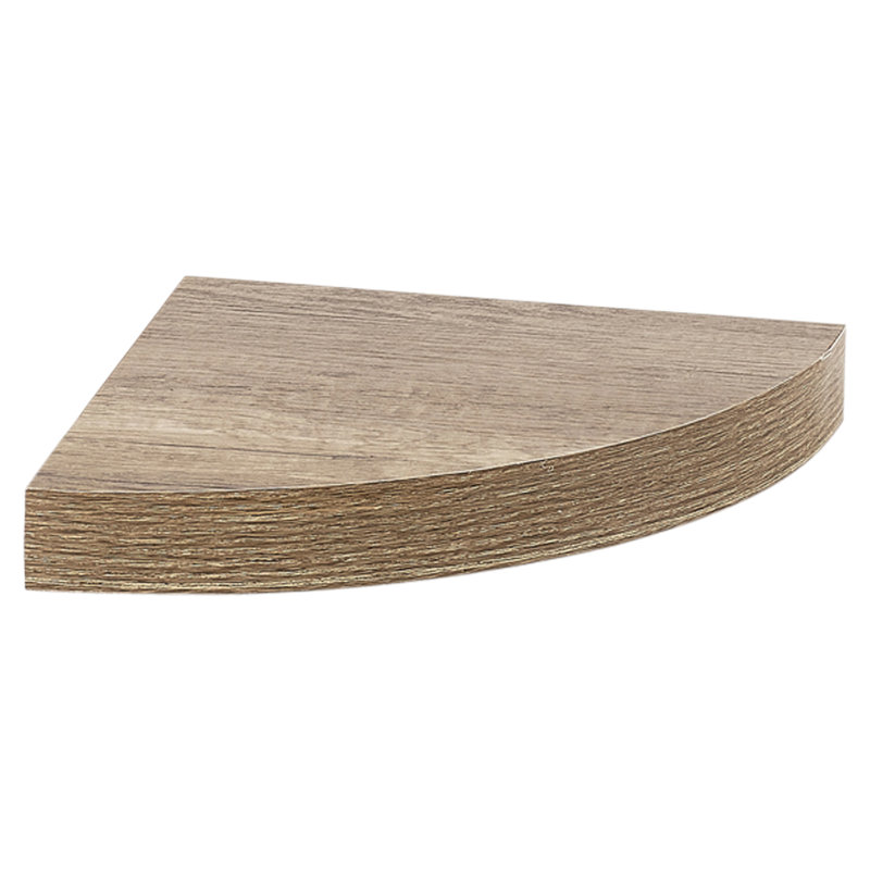 Lasher Corner Shelf, Anthracite Oak