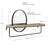 Metal Flat Mirror with Shelves-1727019371