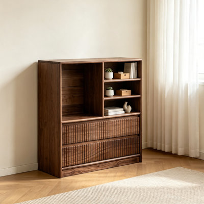 European style simple low bookcase