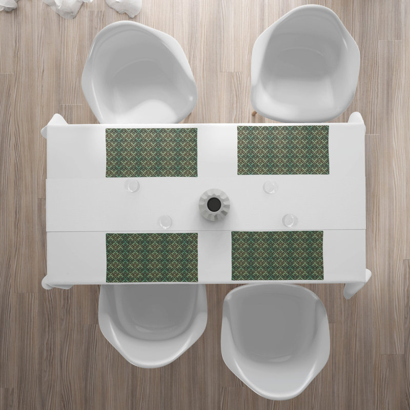 Polyester Abstract Rectangle Placemat
