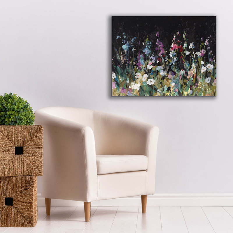 «Dark Garden» par Danhui Nai, art mural sur toile, H 12 po x l 16 po