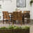 Alfonsi 4 - Person Acacia Wood Patio Dining Set with Rectangular Table-1866025351