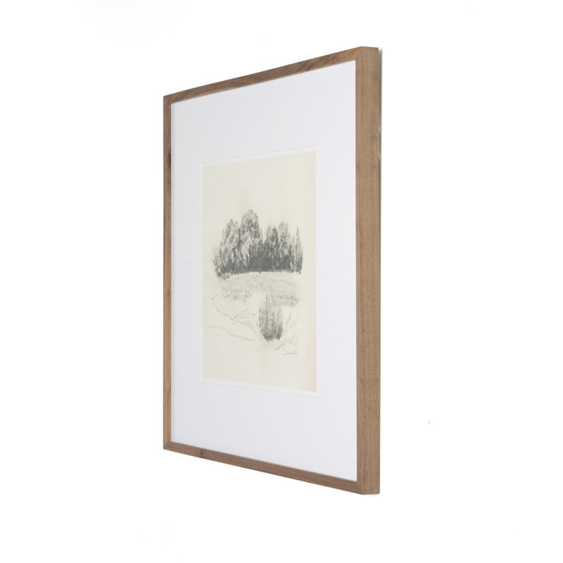 Land Sketch 1 Print by Dan Hobday, 40" H x 40" W x 2.5" D